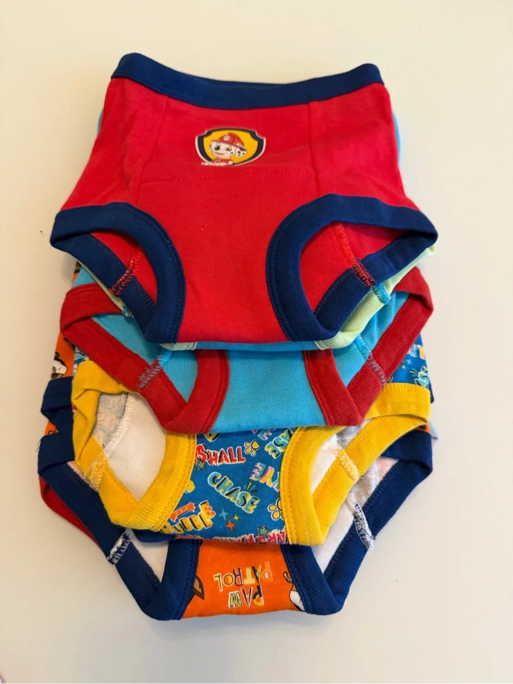 Paw Patrol Kids Red & Multicolor Training Underwear - 6 pack 3 T
